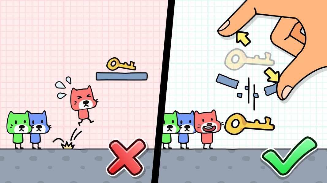 Brain cat: tricky puzzles - عکس بازی موبایلی اندروید