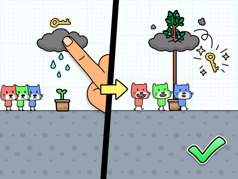 Brain cat: tricky puzzles - عکس بازی موبایلی اندروید