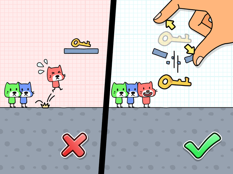 Brain cat: tricky puzzles - عکس بازی موبایلی اندروید