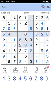 Sudoku - Classic Sudoku Game - Gameplay image of android game