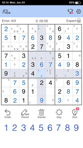 Sudoku - Classic Sudoku Game - Gameplay image of android game