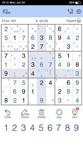 Sudoku - Classic Sudoku Game - Gameplay image of android game
