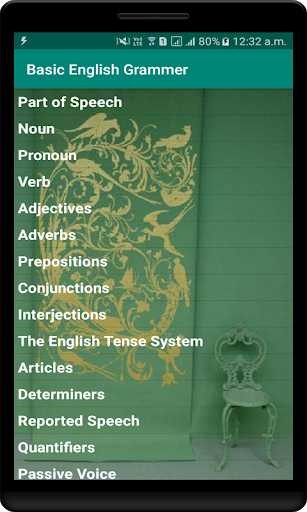 Basic English Grammar - Image screenshot of android app