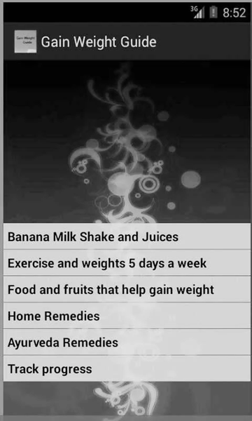 Weight Gain Guide - Image screenshot of android app