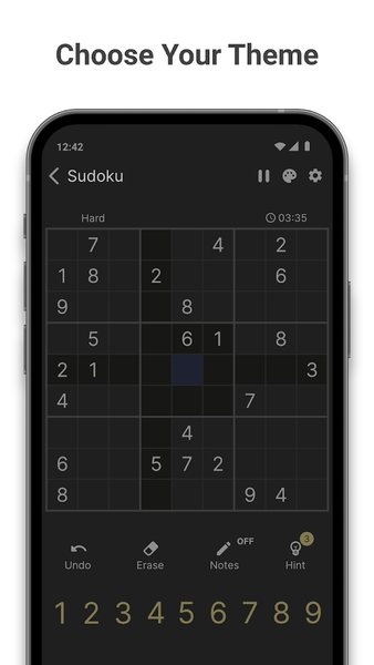Sudoku - Gameplay image of android game