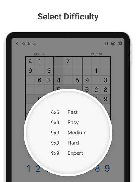 Sudoku - Gameplay image of android game