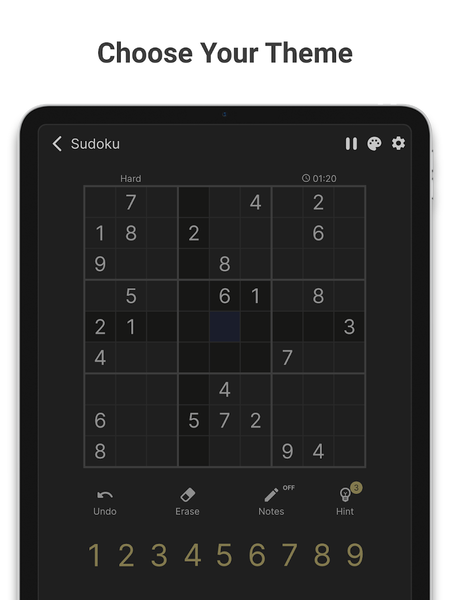 Sudoku - Gameplay image of android game