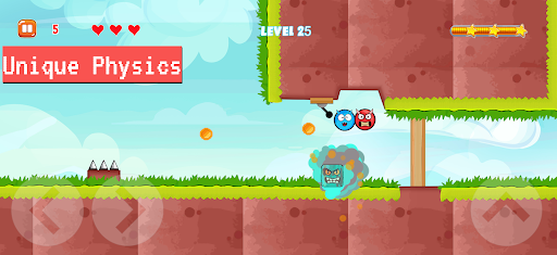 Bounce Ball: Red Roller Ball - عکس بازی موبایلی اندروید