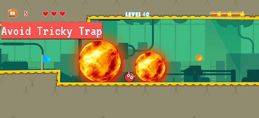 Bounce Ball: Red Roller Ball - عکس بازی موبایلی اندروید