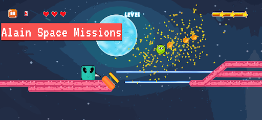 Ball V - Red Bounce Ball 5 - Gameplay image of android game