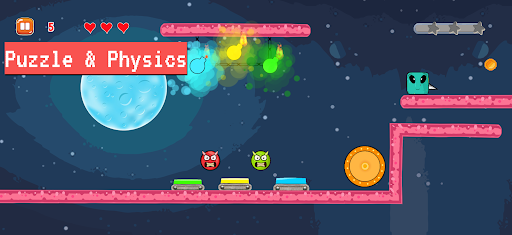 Ball V - Red Bounce Ball 5 - Gameplay image of android game