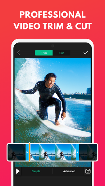 Video Crop :editor, trim & cut - عکس برنامه موبایلی اندروید