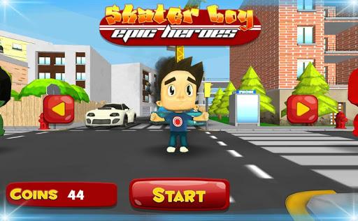 Skater Boy Epic Heroes - Gameplay image of android game