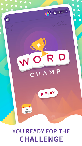 Word Champ - Word Puzzle Game - Gameplay image of android game