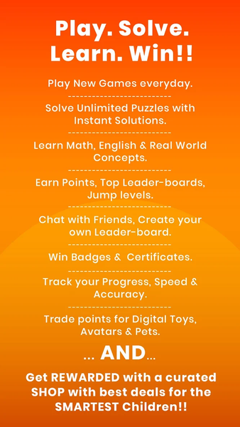 BrainGymJr – Play.Solve.Learn! - Image screenshot of android app