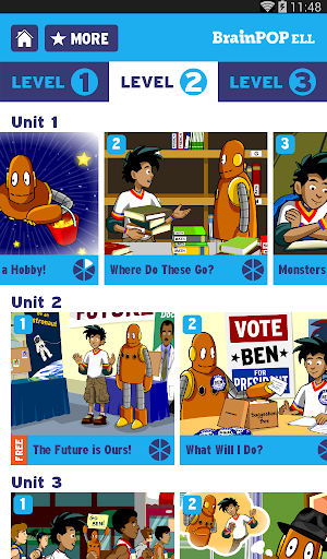 BrainPOP ELL - عکس برنامه موبایلی اندروید