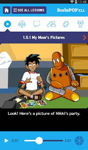 BrainPOP ELL - عکس برنامه موبایلی اندروید