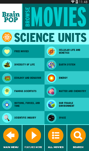 BrainPOP Featured Movie - عکس برنامه موبایلی اندروید