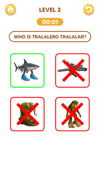 Brainrot Dumb Challenge - Gameplay image of android game