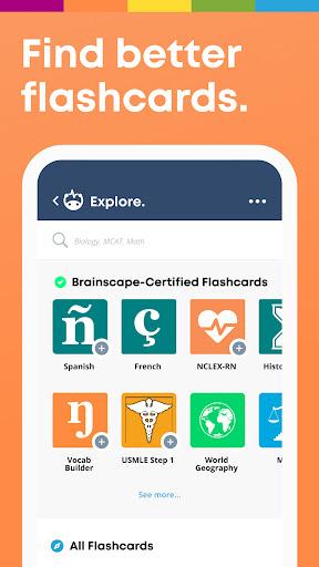 Brainscape: Smarter Flashcards - عکس برنامه موبایلی اندروید