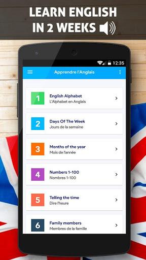 Learn english beginner - عکس برنامه موبایلی اندروید