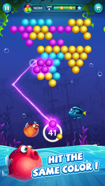 Spin Bubble - Ball Shooter - Gameplay image of android game