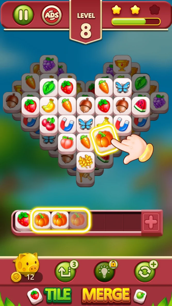 Tile Merge - Match Puzzle - Gameplay image of android game