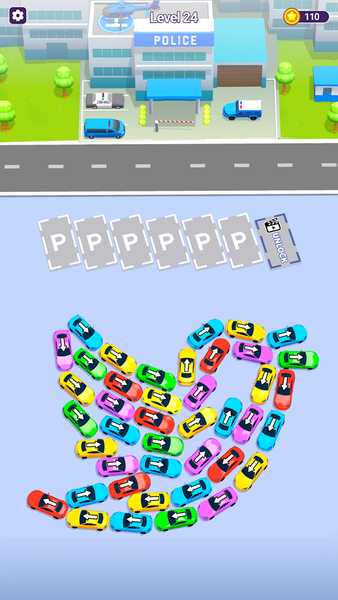 Mini Car Jam: Parking Puzzle - عکس بازی موبایلی اندروید