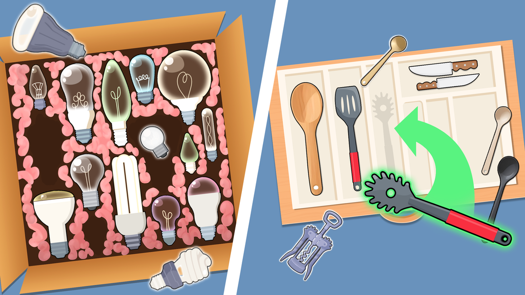 SatisFect: Sorting Challenge - عکس بازی موبایلی اندروید
