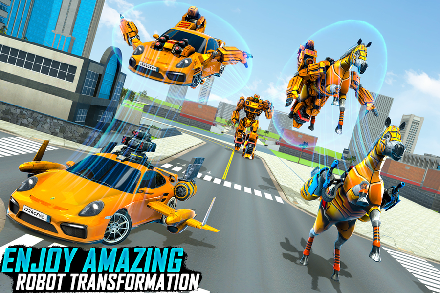 Horse Robot Car Game ۳D - عکس برنامه موبایلی اندروید