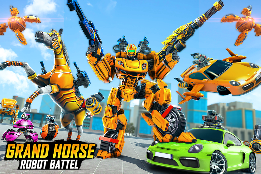 Horse Robot Car Game ۳D - عکس برنامه موبایلی اندروید