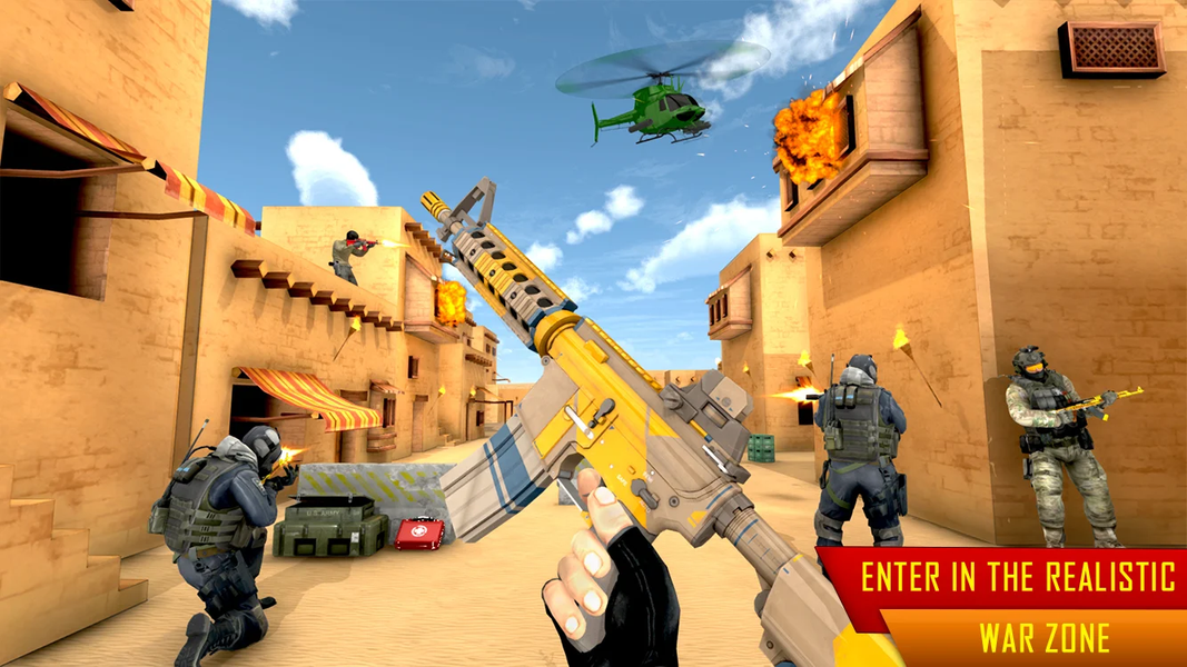 Real Fps Shooter Games Gun Ops - عکس بازی موبایلی اندروید