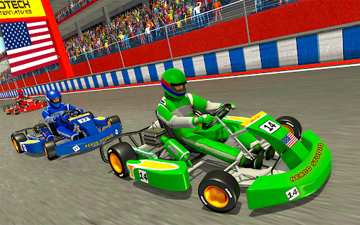 Go Kart Racing Games 3D Stunt - Image screenshot of android app