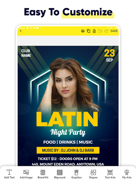 Brand Maker, Graphic Design - Image screenshot of android app