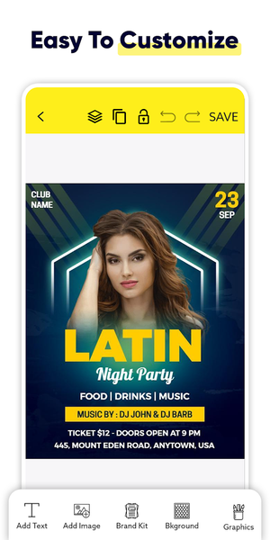 Brand Maker, Graphic Design - Image screenshot of android app