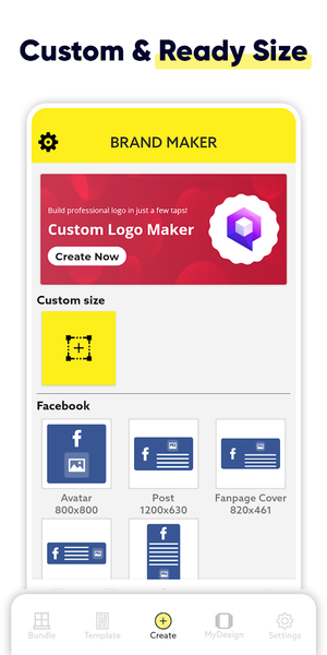 Brand Maker, Graphic Design - Image screenshot of android app