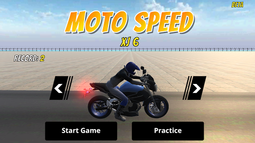 Moto Speed The Motorcycle Game - Gameplay image of android game