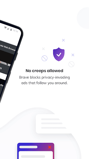 Brave Private Web Browser - مرورگر شخصی - عکس برنامه موبایلی اندروید
