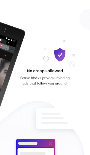 Brave Private Web Browser - مرورگر شخصی - عکس برنامه موبایلی اندروید
