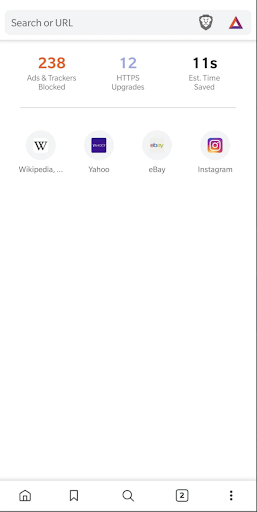 Brave Browser (Nightly) - Image screenshot of android app