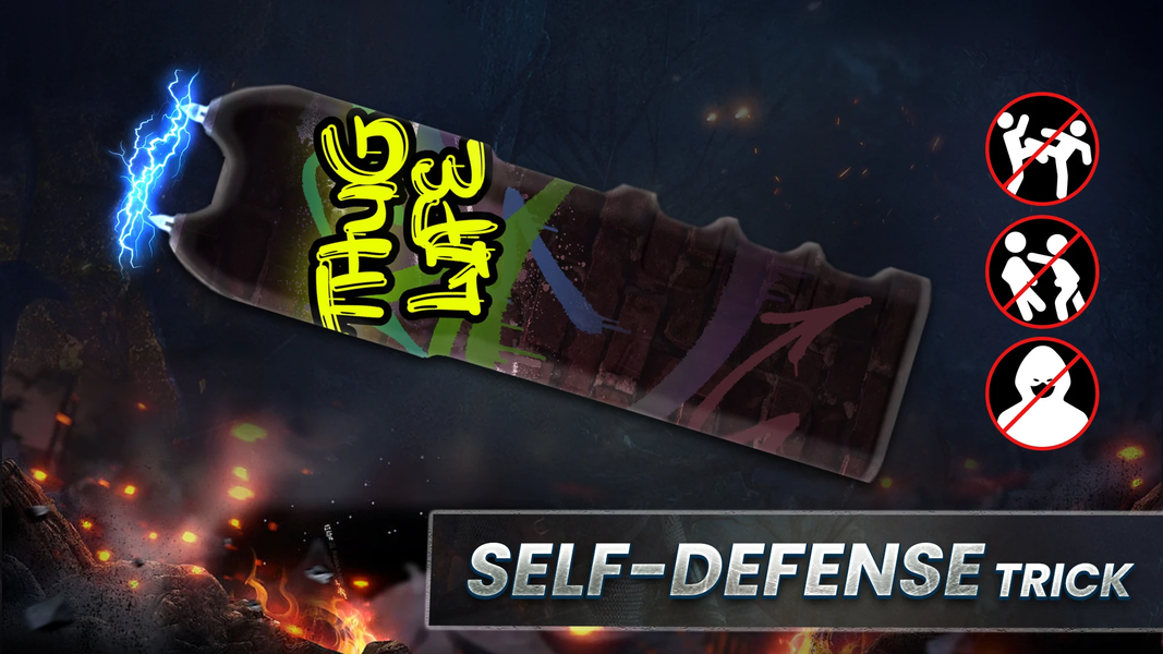 Shock Taser: Prank Simulator - Gameplay image of android game