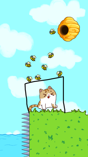 Cat Rescue: Draw To Save - Gameplay image of android game