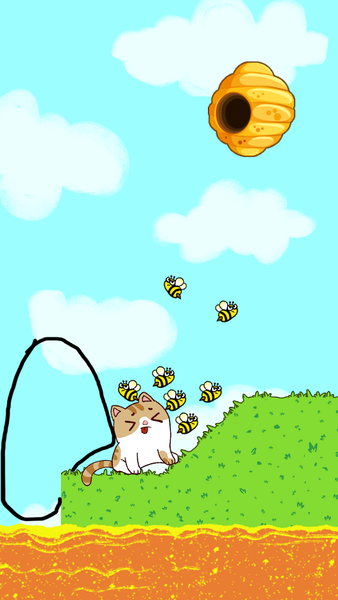 Cat Rescue: Draw To Save - Gameplay image of android game