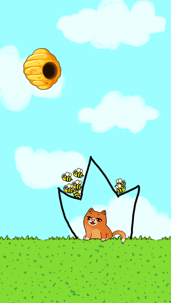 Cat Rescue: Draw To Save - Gameplay image of android game