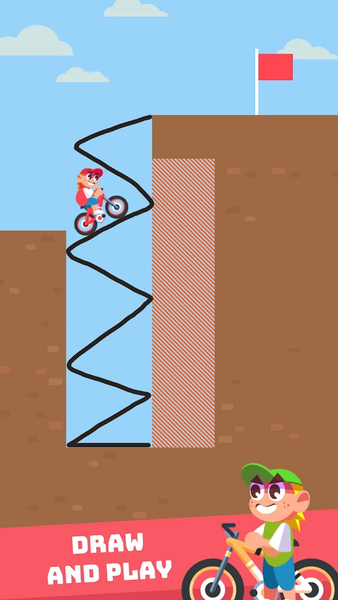 Draw The Road - Gameplay image of android game