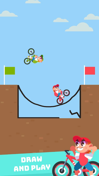 Draw The Road - Gameplay image of android game