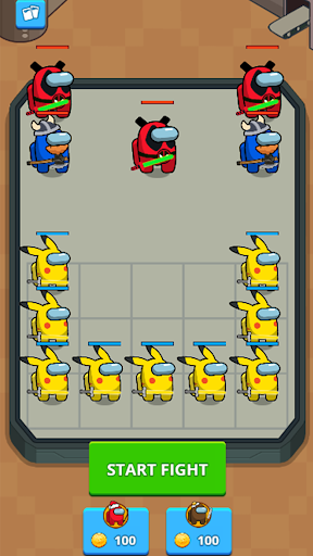 Merge Imposter - Alien Battle - Gameplay image of android game