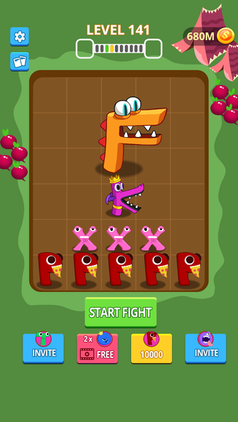 Merge Alpha & Fight - Gameplay image of android game