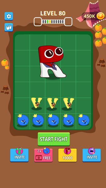 Merge Alpha & Fight - Gameplay image of android game