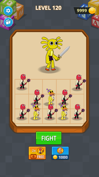 Merge Monster Friends - Gameplay image of android game